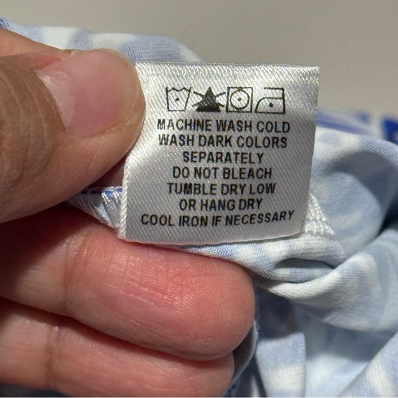 Persifor Large Pineapple V-Neck Shift Mini Dress Resort Preppy Vacation Beach - Picture 5 of 7